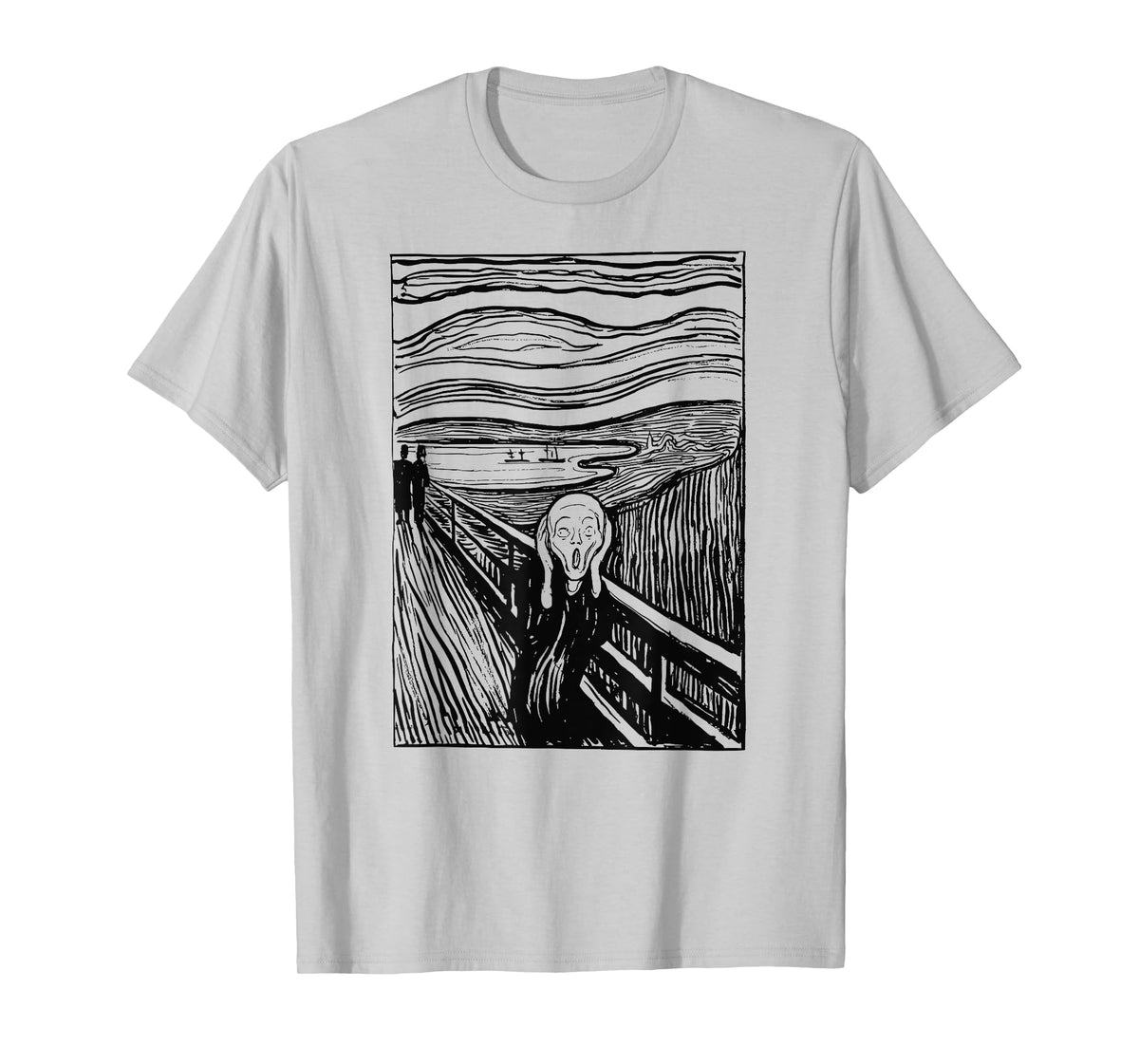 The Scream Famous Art By Munch Artist Painting vintage T-Shirt