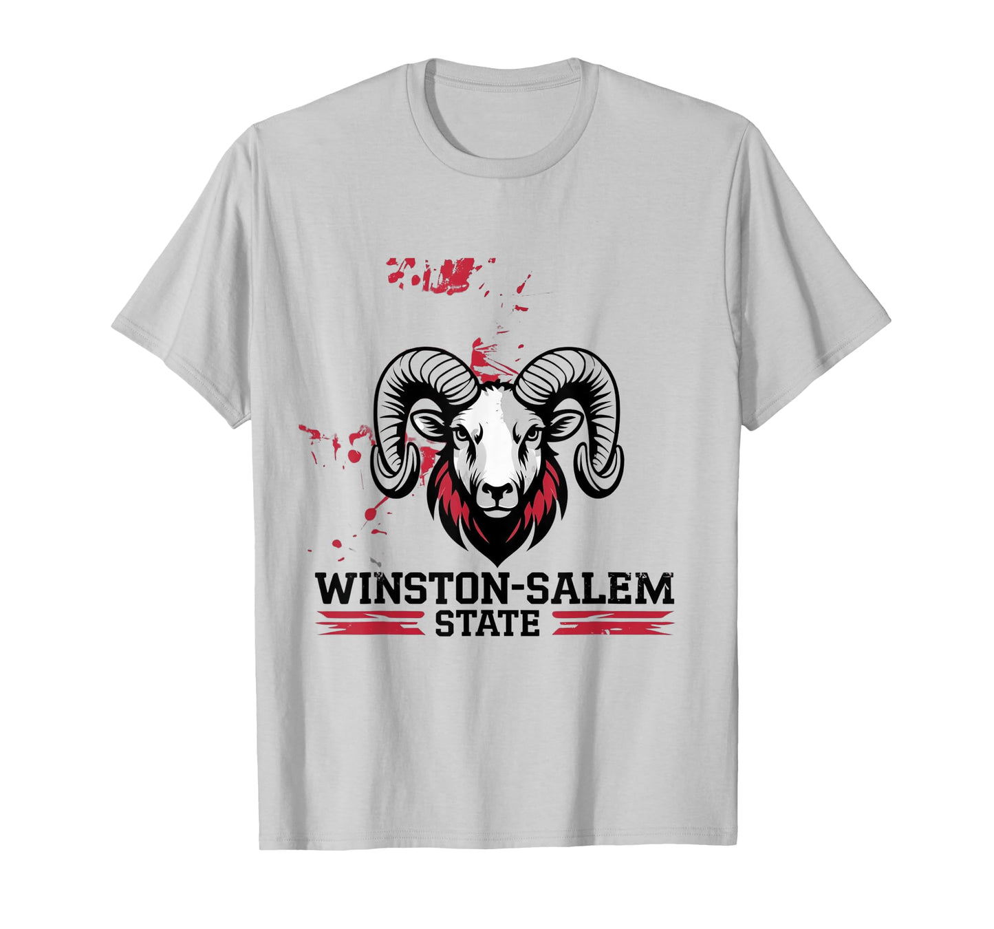 Winston-Salem State WSSU Graffiti Rams Graphic T-Shirt