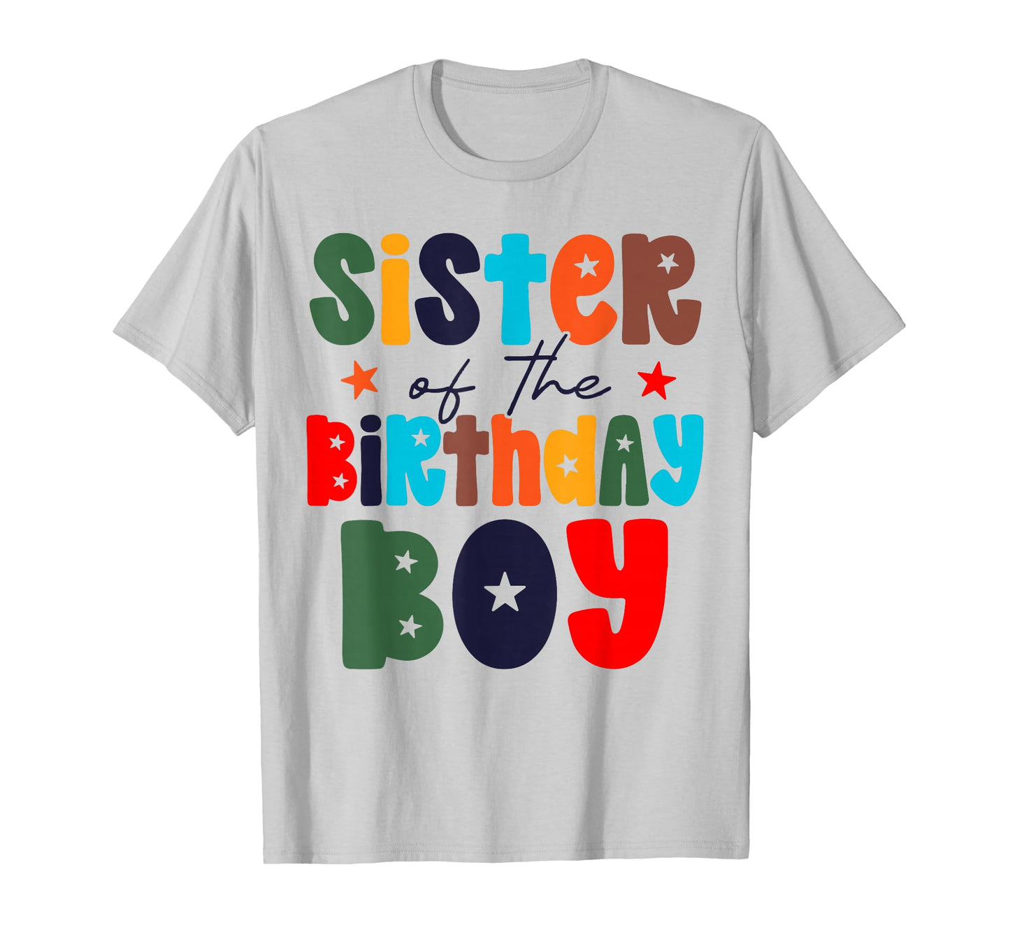 Sister of The Birthday Boy Matching Family Birthday Party T-Shirt