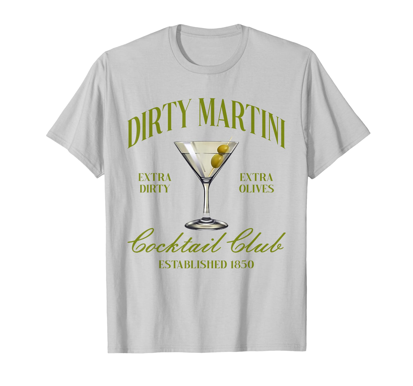 Dirtyy Bachelorette Martini Cocktail Club Martini Drinking T-Shirt