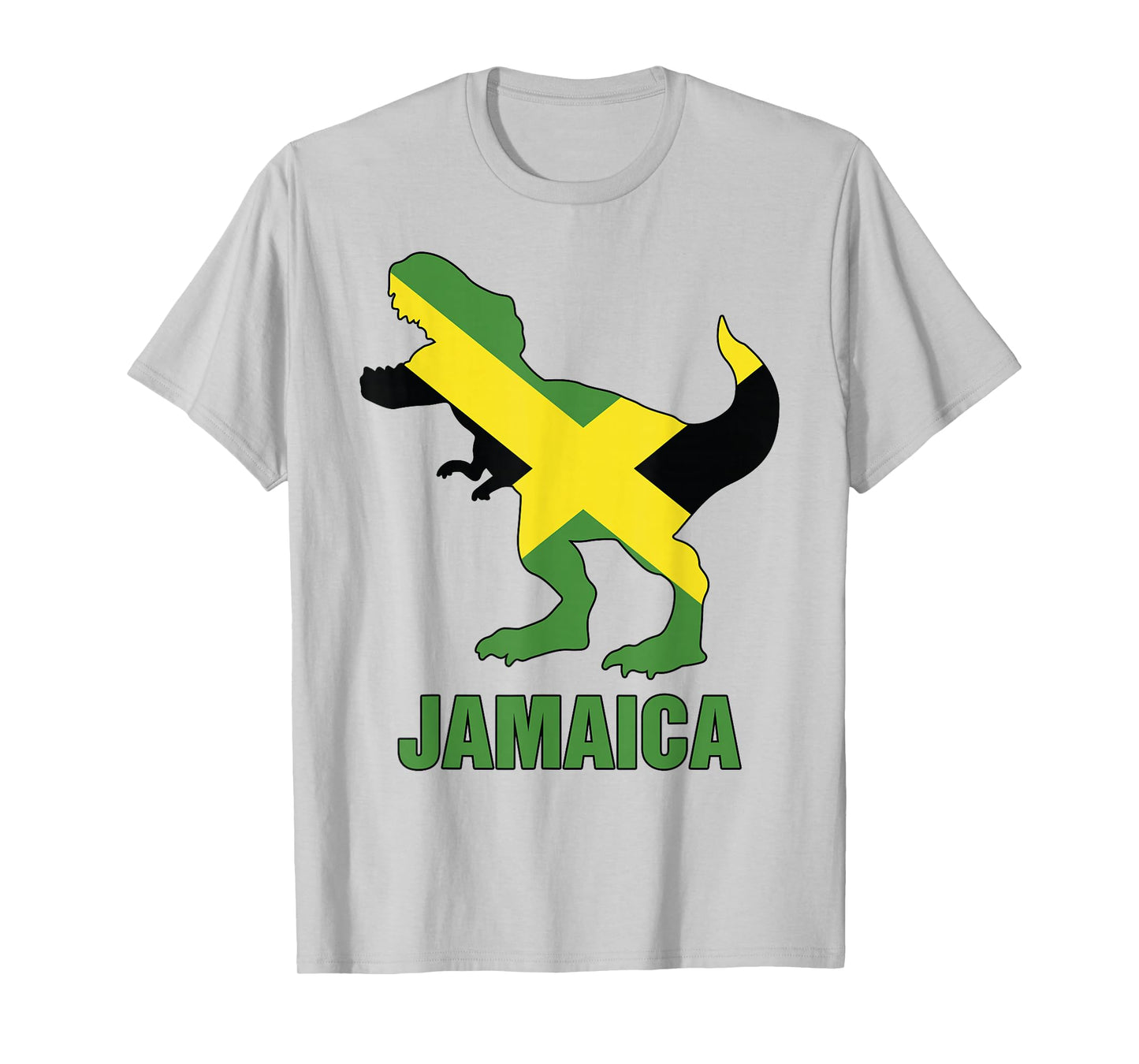 Jamaica-Shirt Boys T-Rex Jamaican Flag Toddler Kids T-Shirt