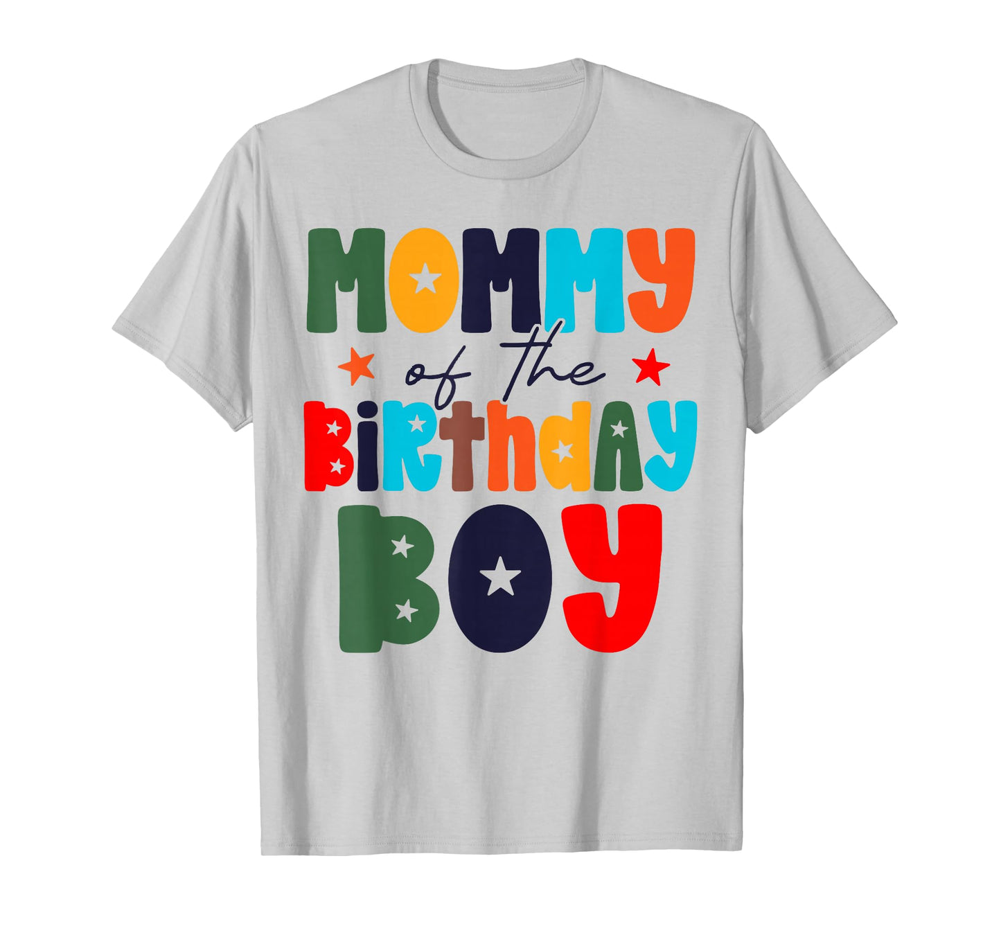 Mom of The Birthday Boy Matching Family Birthday Party T-Shirt