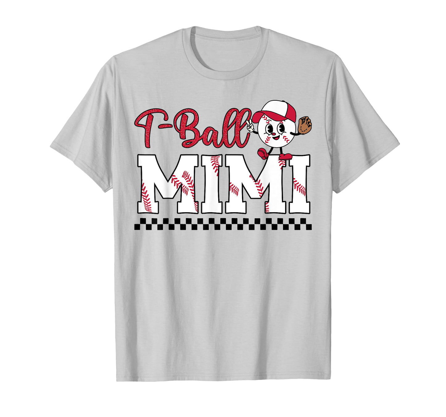 Tee Ball Mimi Leopard Funny Tball Mimi Mother's Day T-Shirt