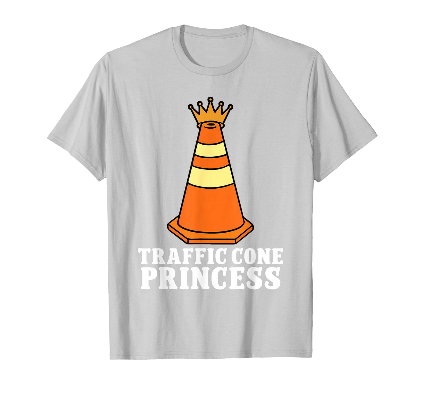 Traffic Cone Princess Funny Halloween Highway Cone T-Shirt