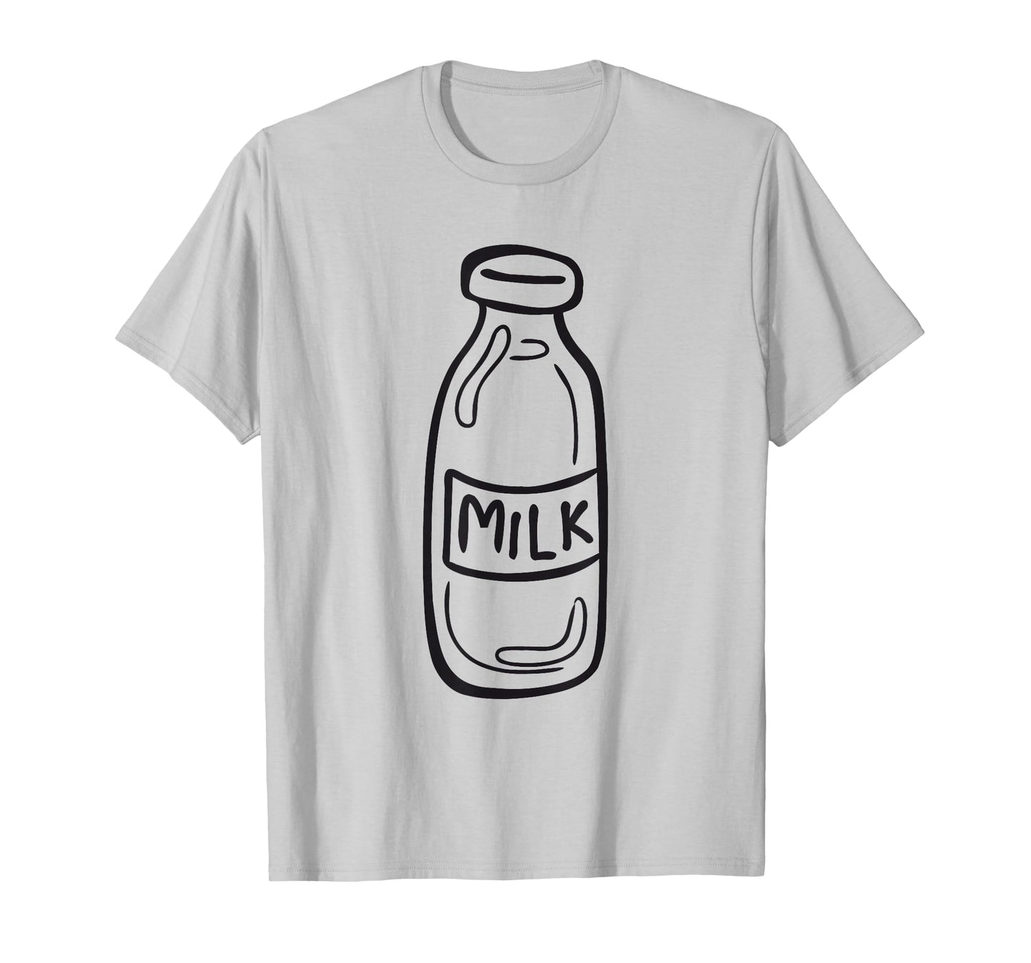 Milk Shirt Adult Men Women Kids Bottle With Milk Costume T-Shirt