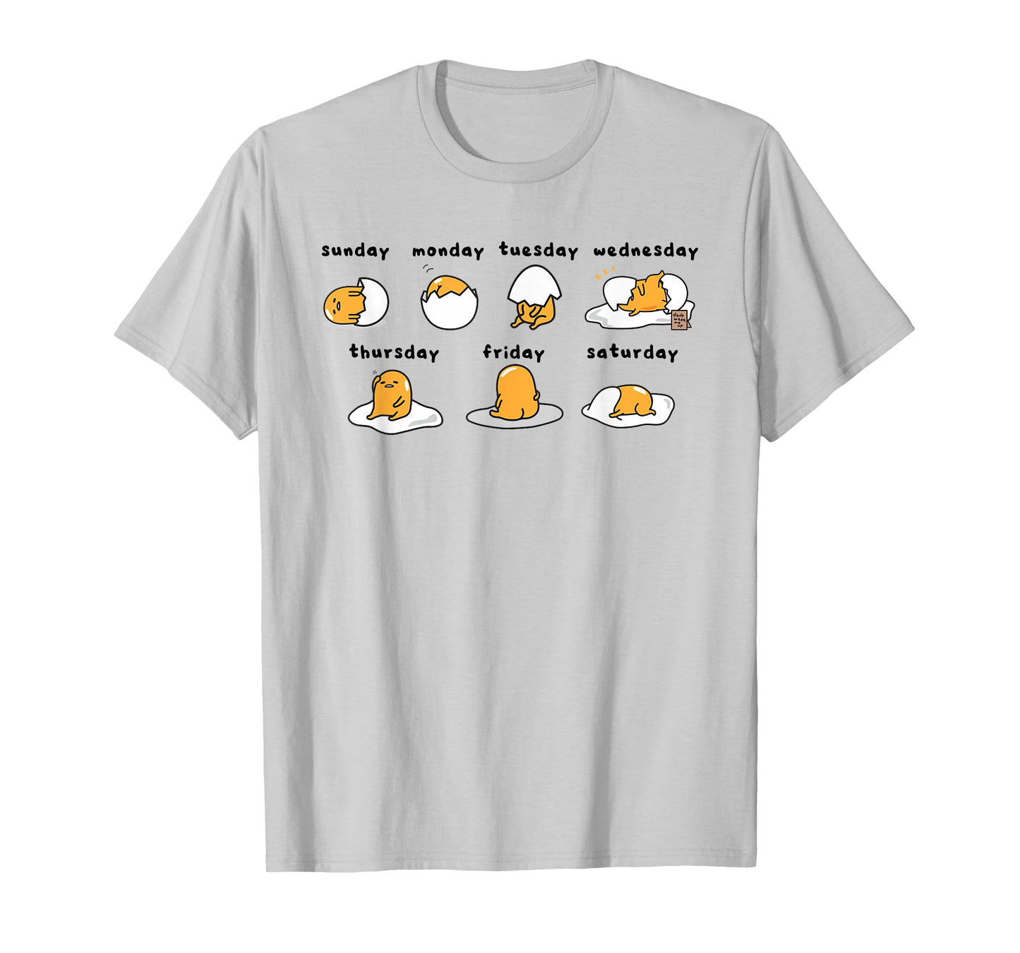 Gudetama Days of the Week T-Shirt