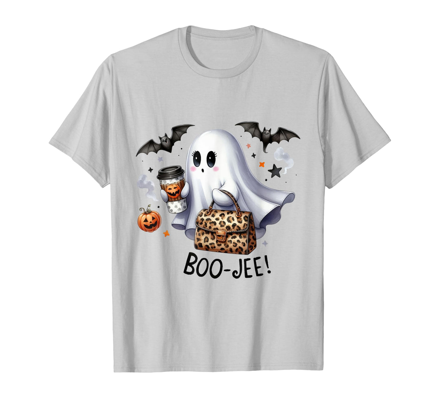 Boo Jee Halloween Ghost Party Costume Women Girl T-Shirt