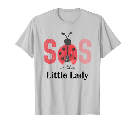 Sis of The Little Lady, Sister Ladybug First Birthday T-Shirt