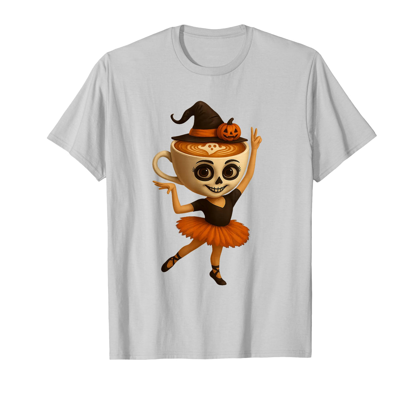 Ballerina Cappuccina Italian Brainrot Meme Halloween T-Shirt