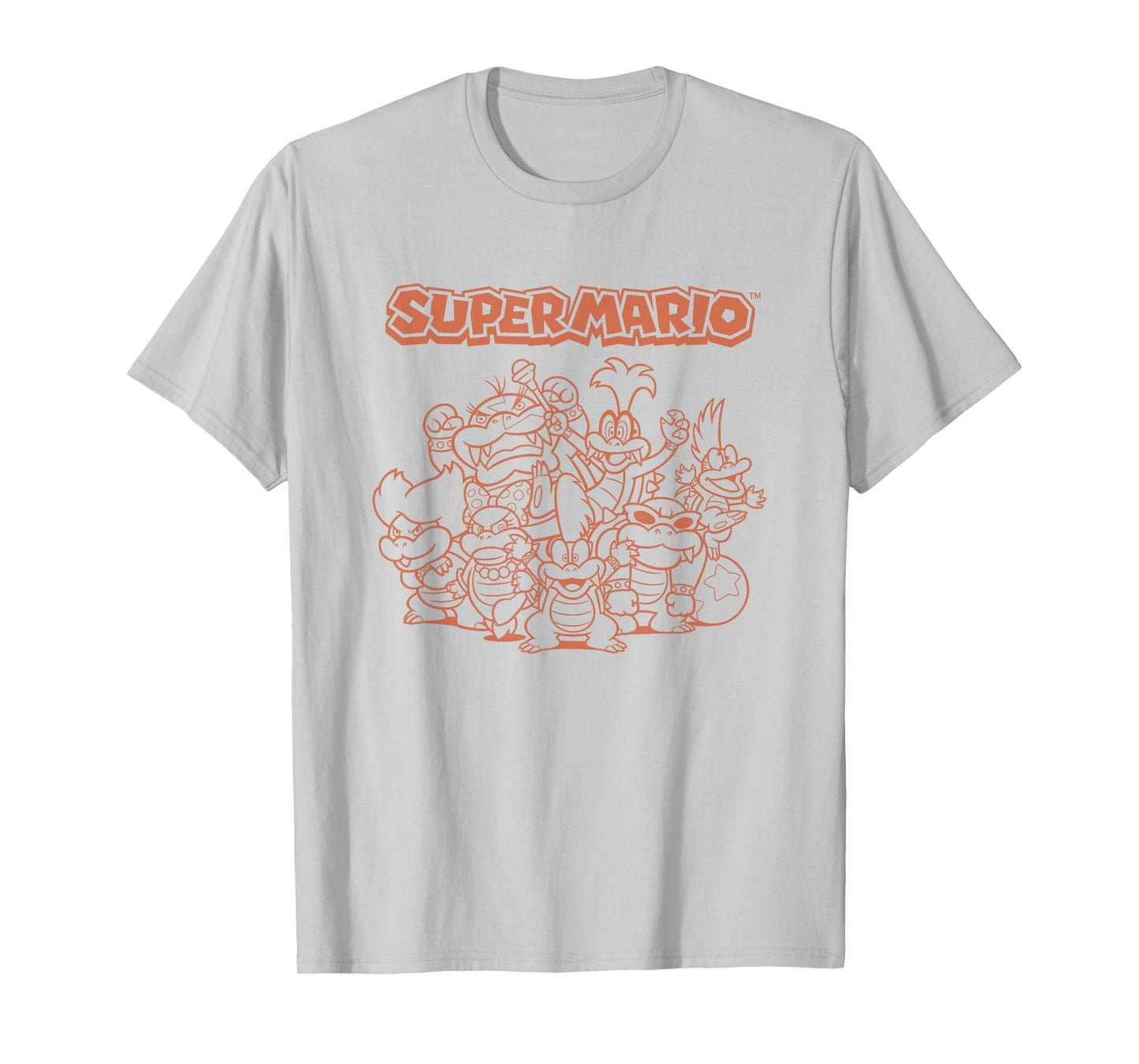 Super Mario Bros Big Koopa Group Shot T-Shirt