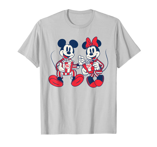 Disney Mickey & Minnie Pajamas and Popcorn Cozy PJs Night T-Shirt