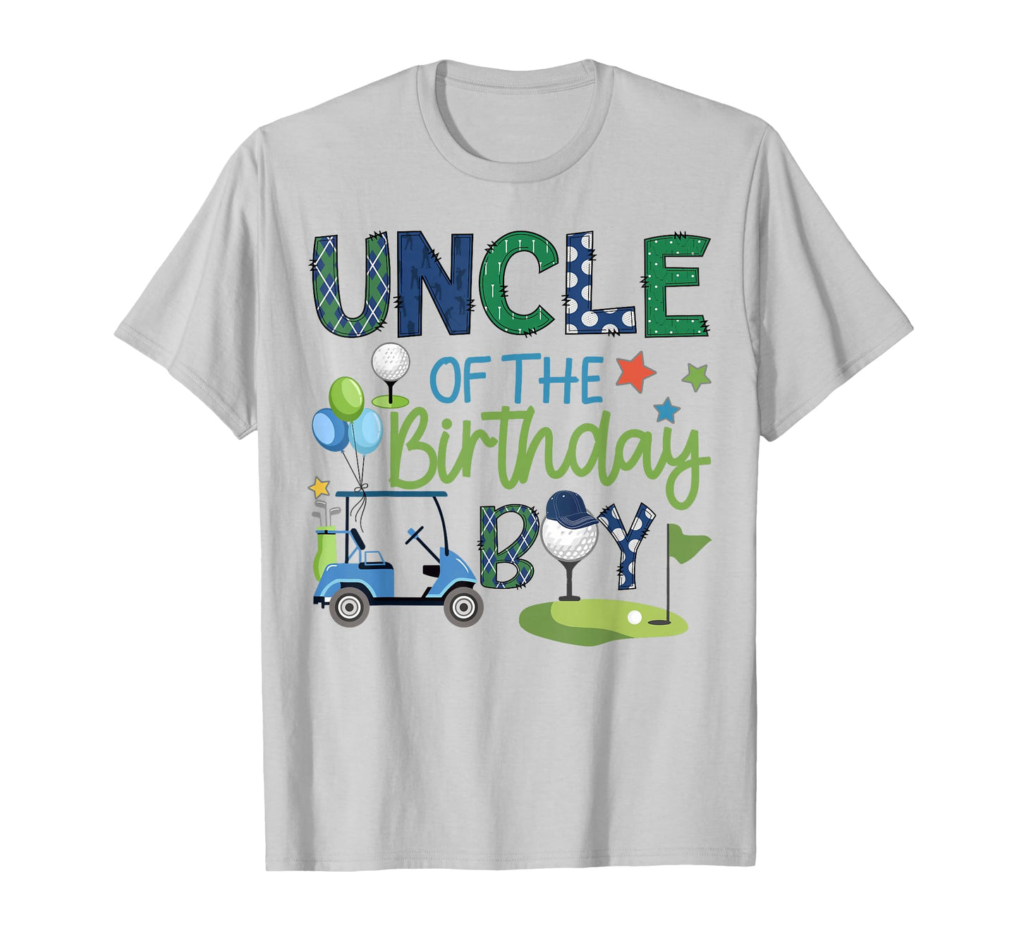 Uncle Of The Birthday Boy Hole in One Golf Sport T-Shirt