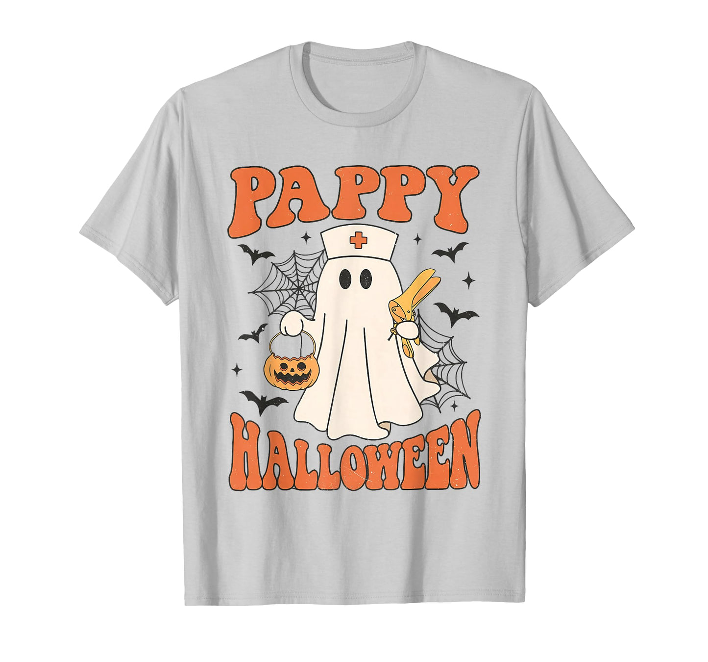 Pappy Halloween Ghost with Speculum OB Nursing Department T-Shirt