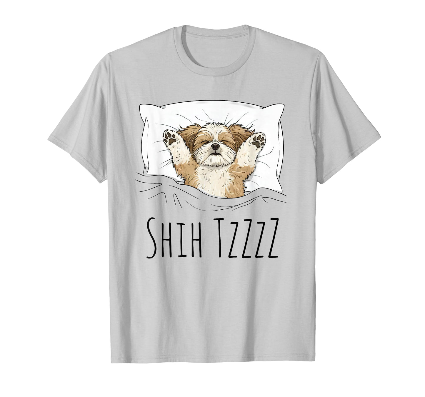 Shih Tzu Sleepshirt Pajamas Funny Dog Pun Bedtime Sleepwear T-Shirt