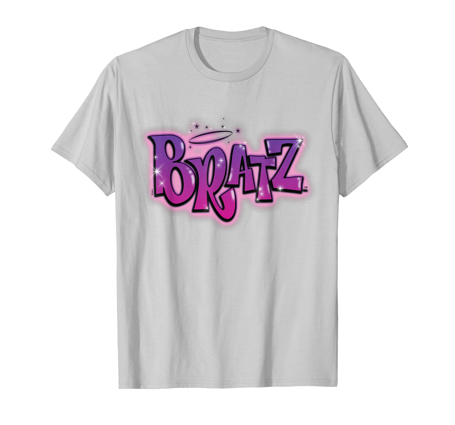 Bratz - Airbrush Pink and Purple Logo T-Shirt