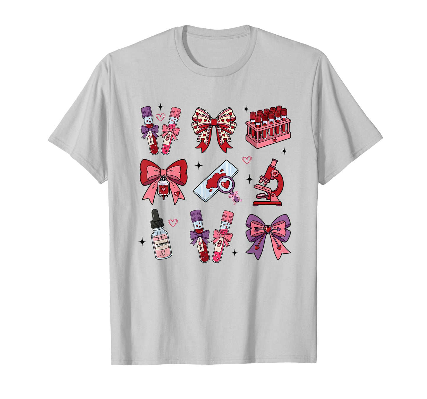 Lab Tech Valentine's Day Laboratory Scientist Hematology T-Shirt
