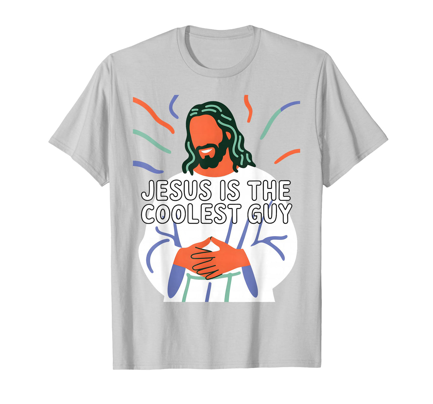 Jesus Faith Cool Christian Joyful Fun Design T-Shirt