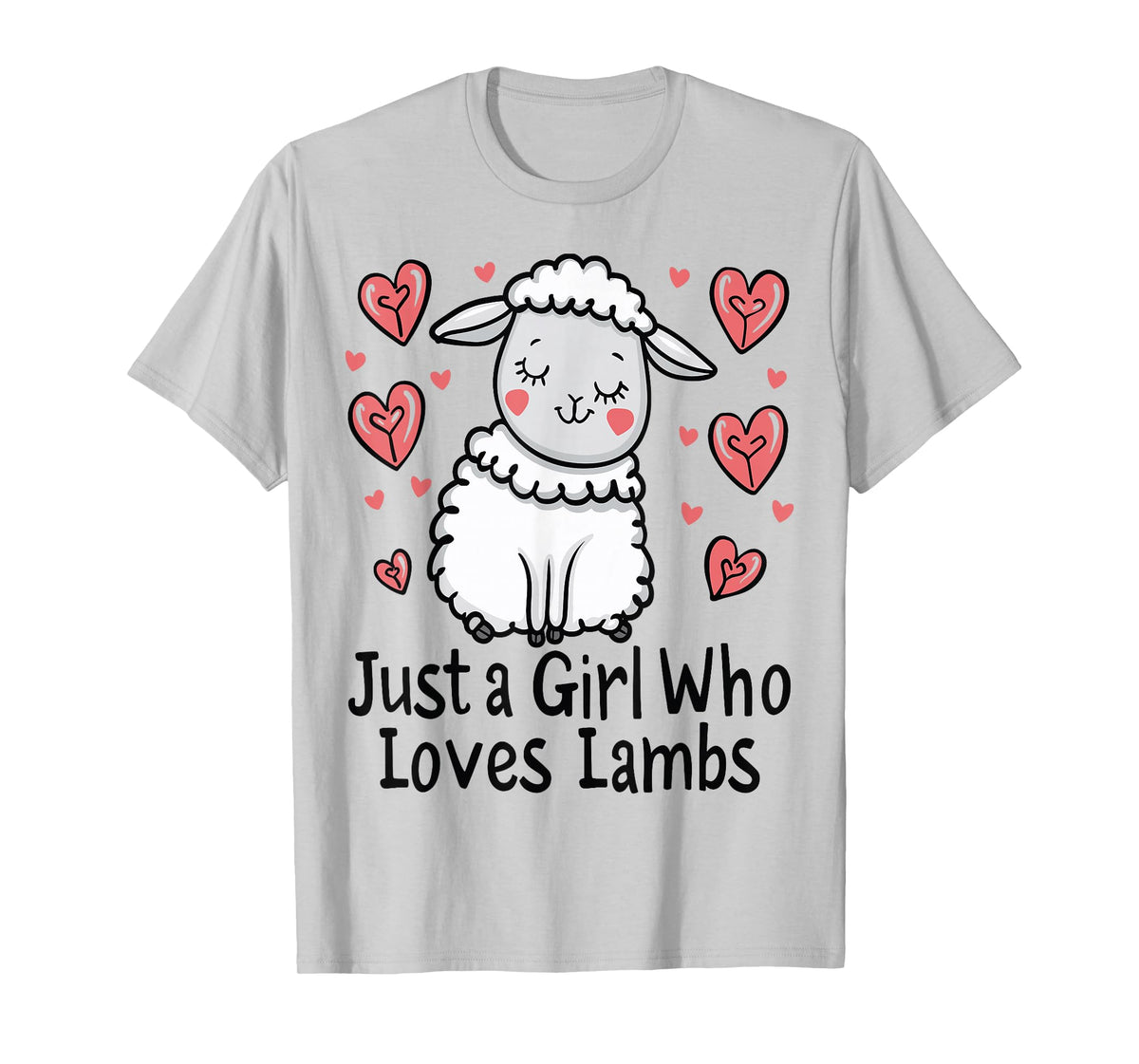 Funny Lamb Lovers Gift Just A Girl Who Loves Lambs T-Shirt