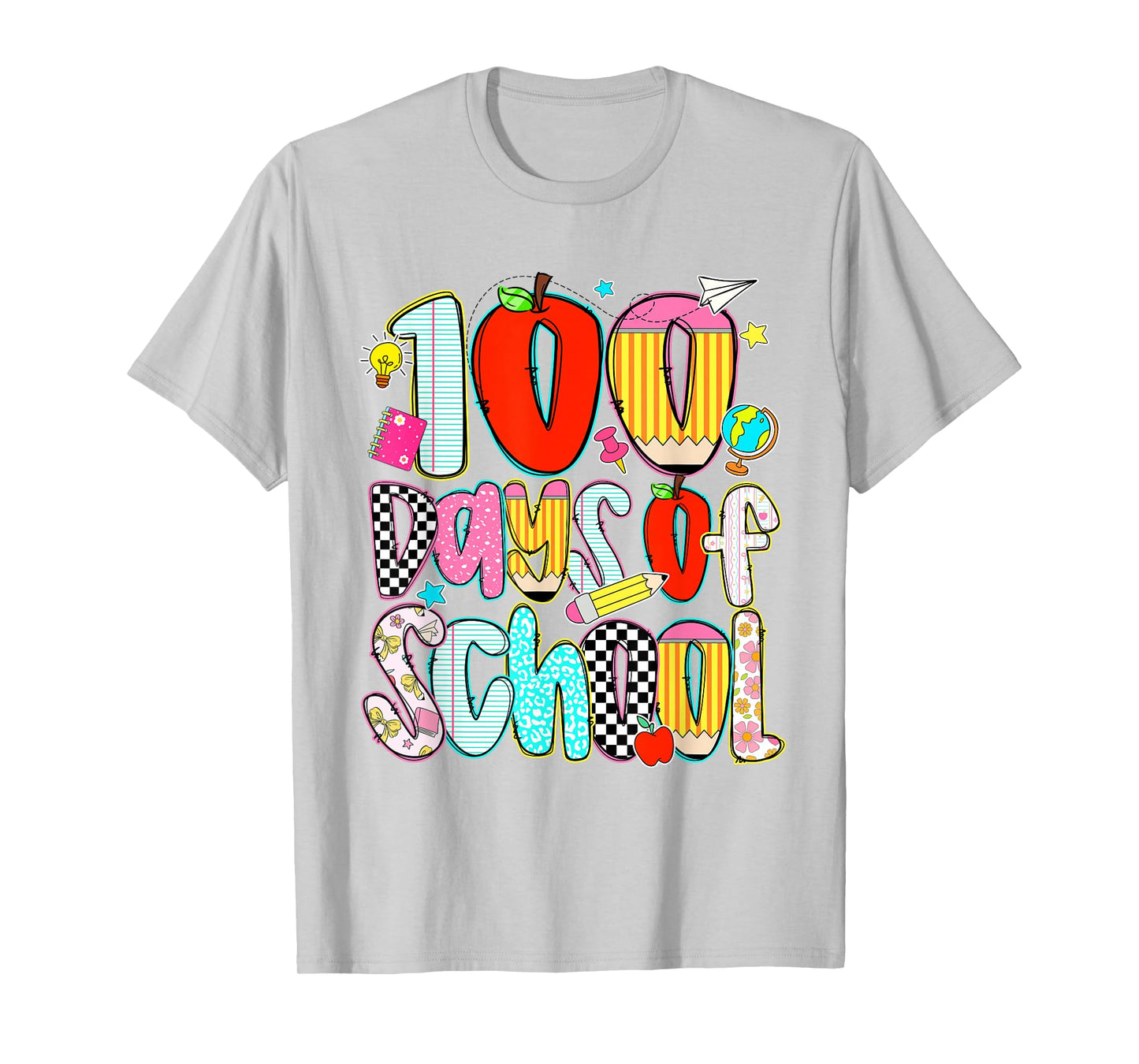 Happy 100th Day of School Teacher Kids 100 Days of School T-Shirt
