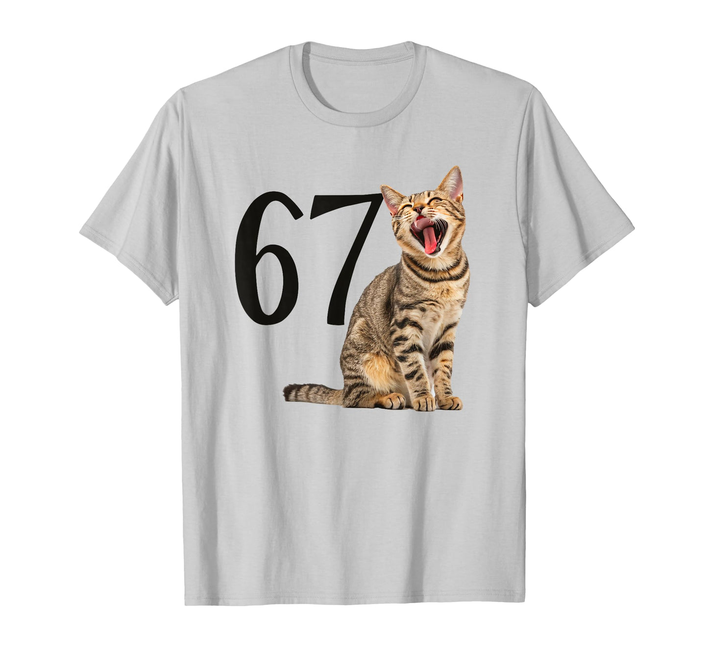 67 Laughing Cat Funny Meme T-Shirt