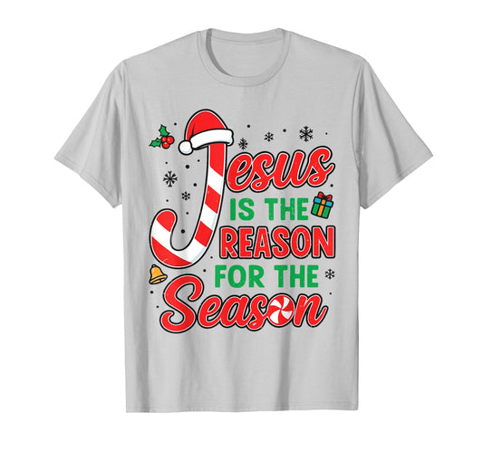 Jesus is Reason for Season Christian Christmas Pjs Toddler T-Shirt