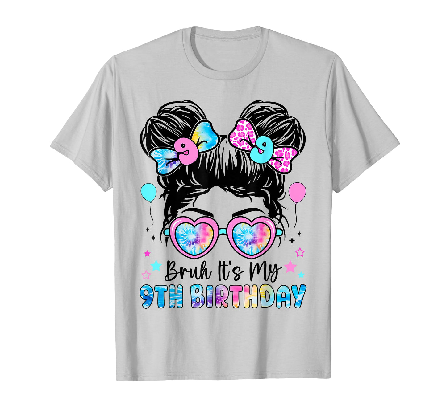 Bruh It's My 9th Birthday 9 Year Old Birthday For Girl T-Shirt