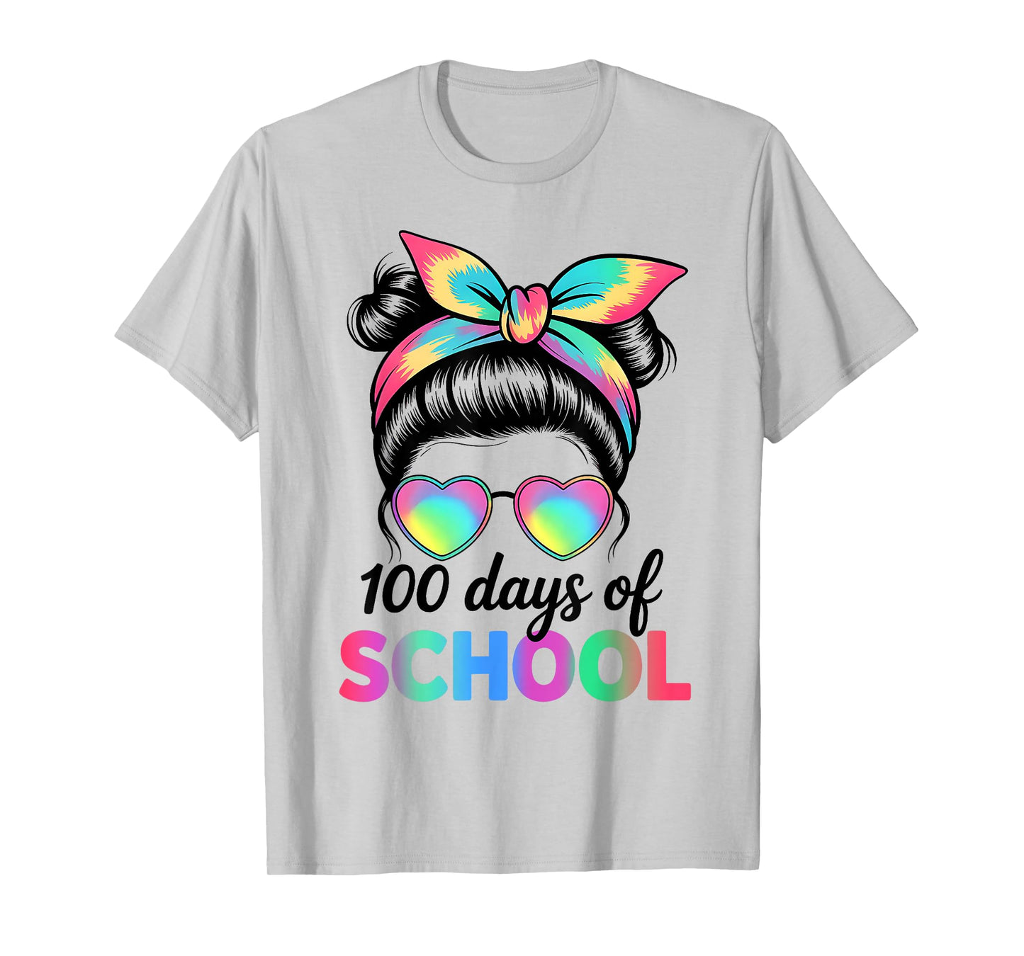 Cute 100 Days of School Girls Kids 100th Day of School T-Shirt