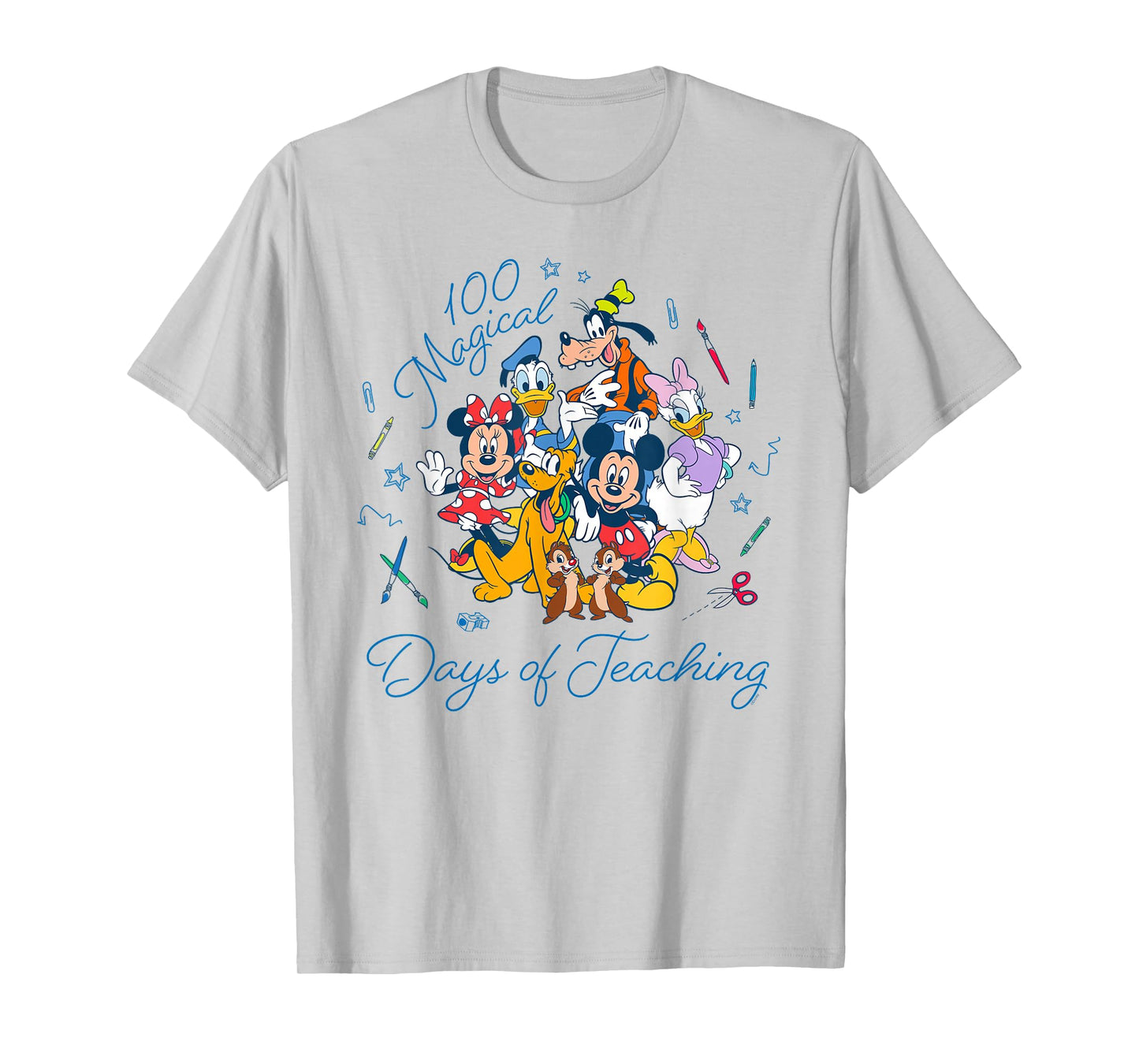 Disney 100 Magical Days of Teaching 100th Day School Teacher T-Shirt