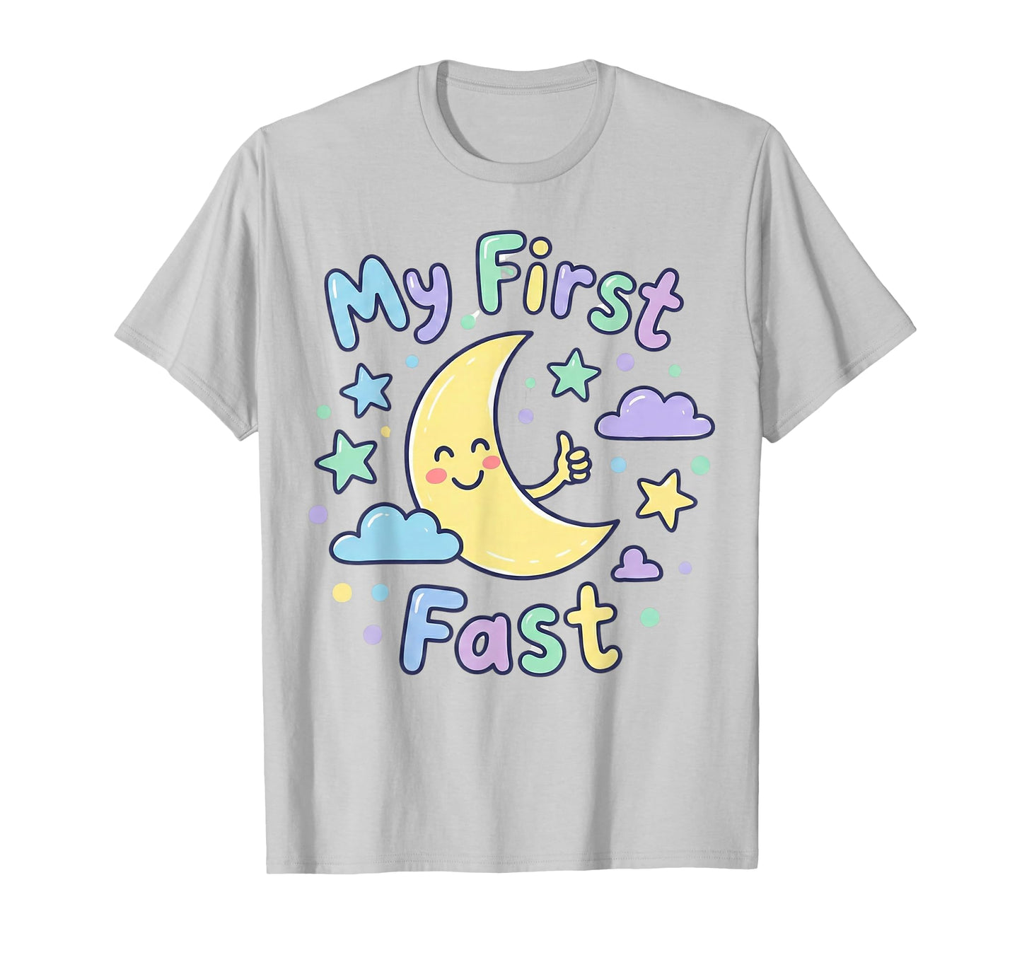 My First Ramadan Fast Cute Moon Shirt Kids Toddler T-Shirt