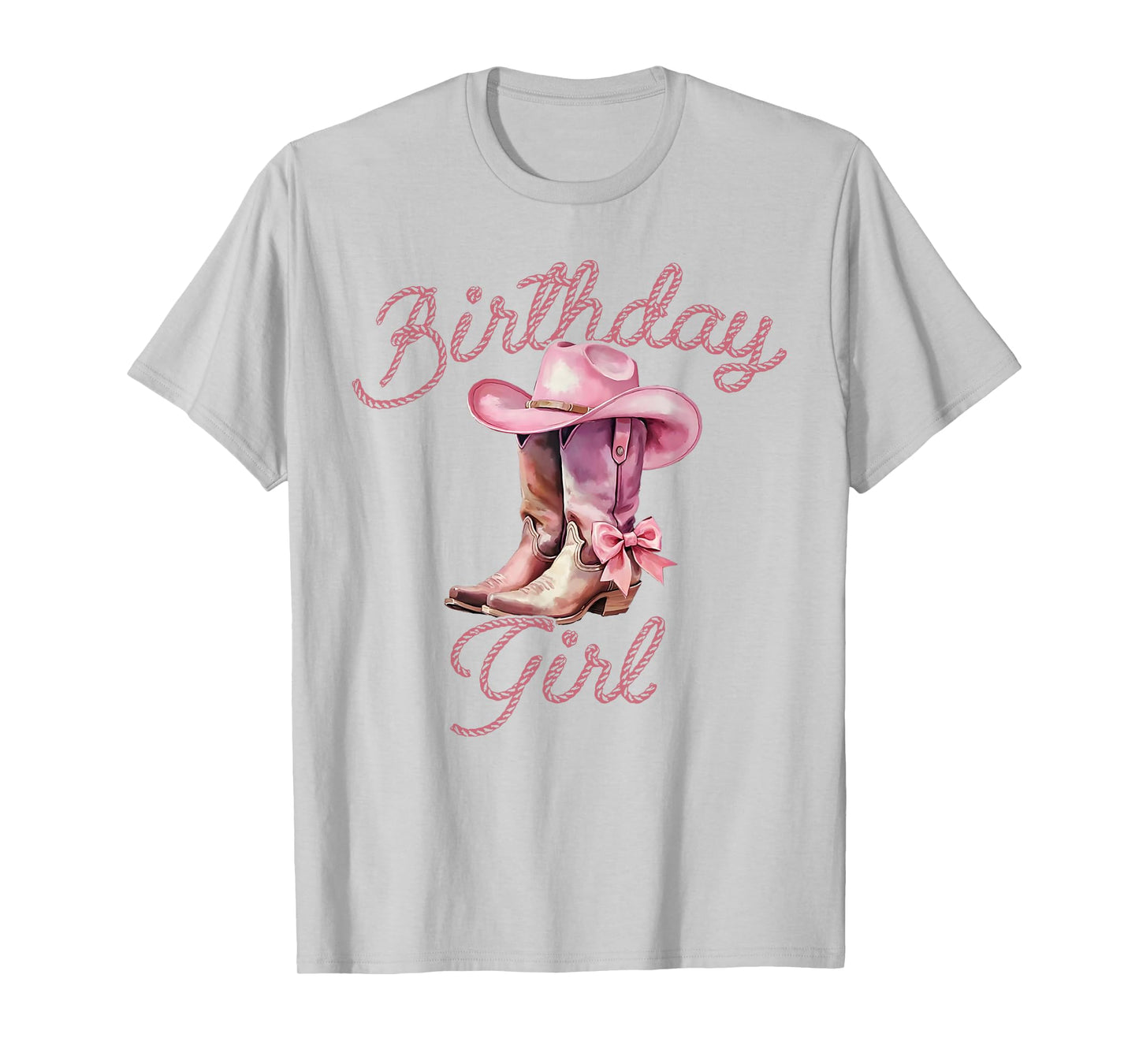 Birthday Cowgirl Western Birthday Girl Bday Party T-Shirt