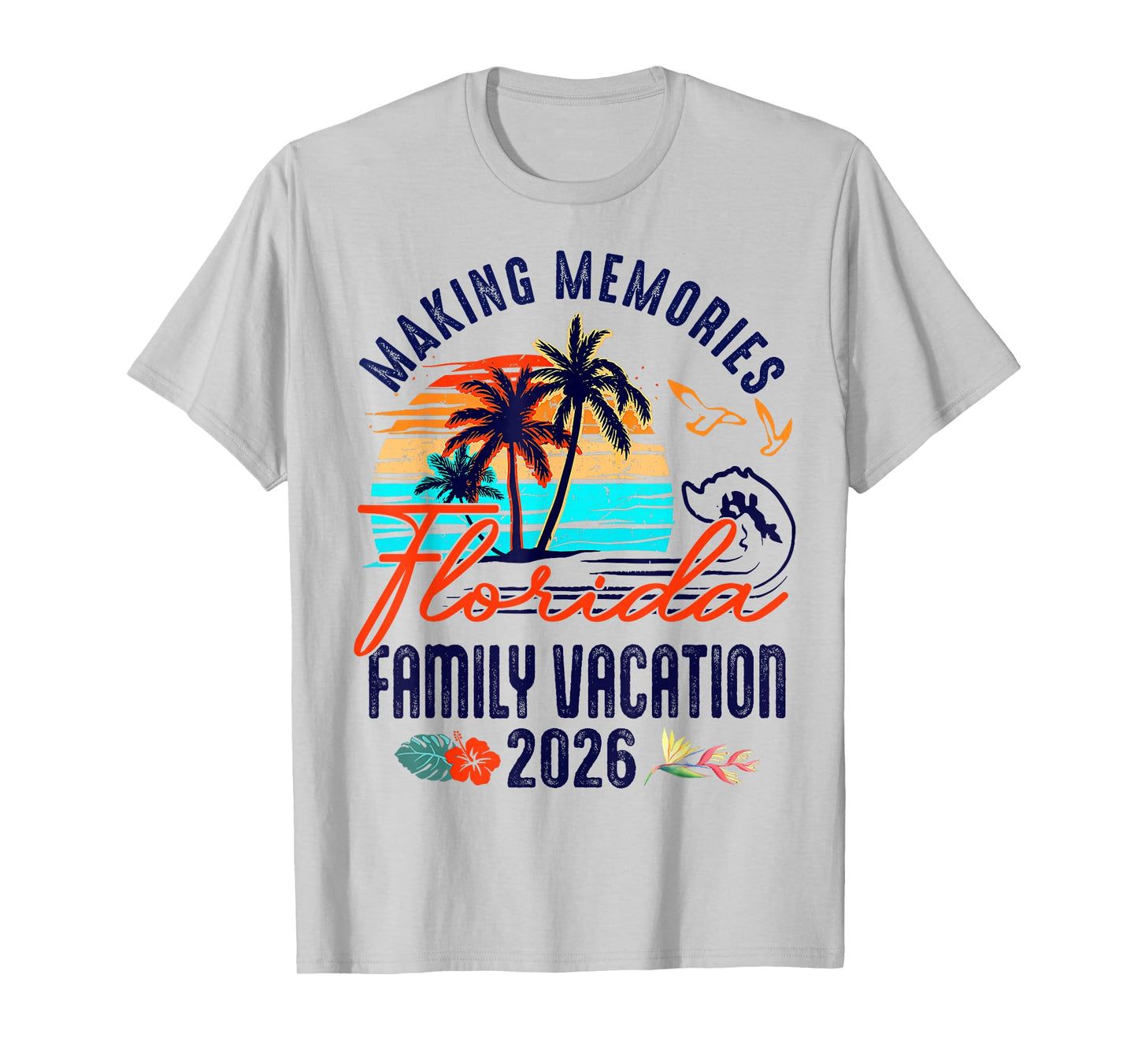 Family Florida Vacation 2026 Summer Vacation Matching Group T-Shirt