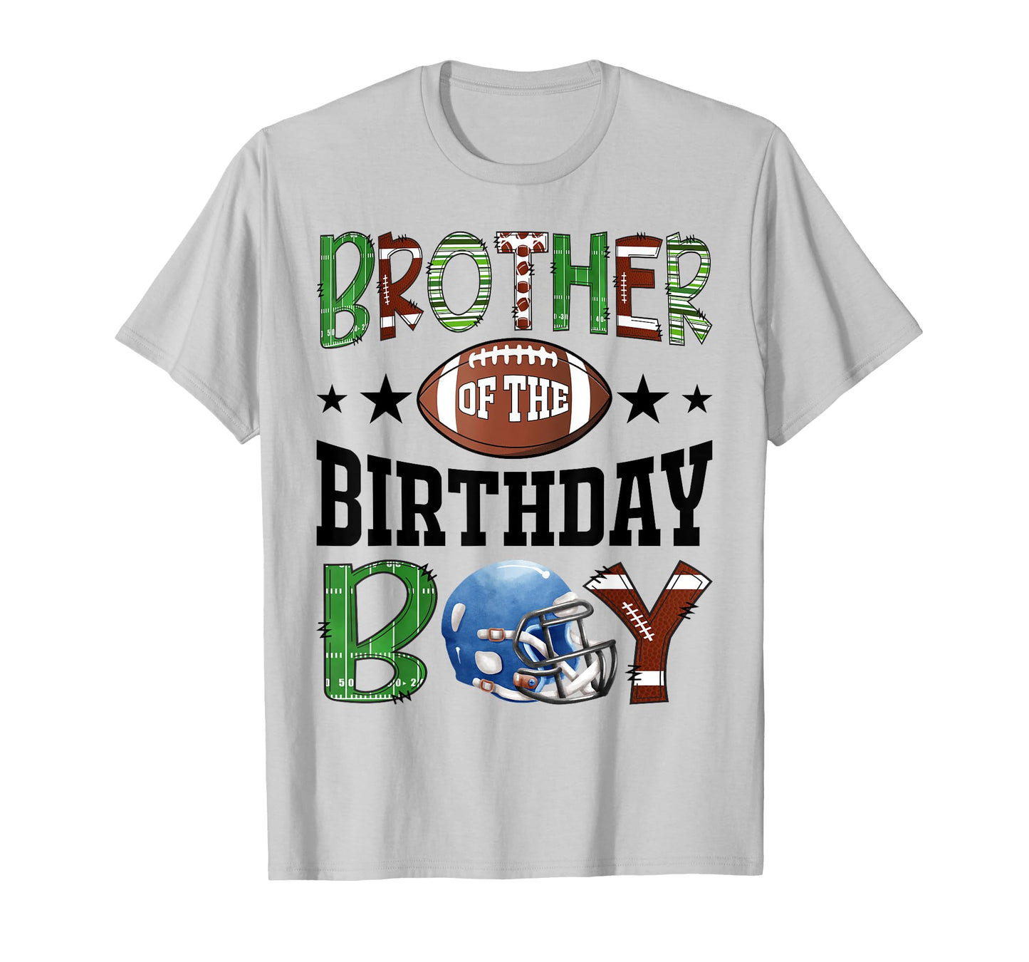 Brother Of The Birthday Boy Football Lover Game Day T-Shirt