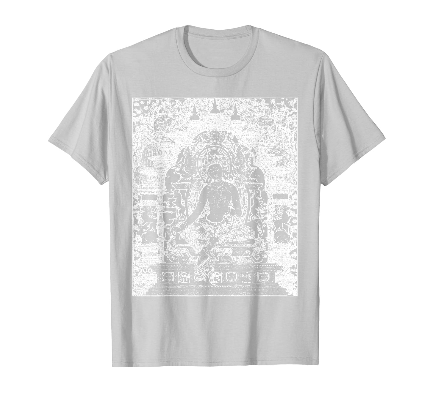 Green Tara Mantra Buddha Tibetan Vajrayana Buddhism T-Shirt