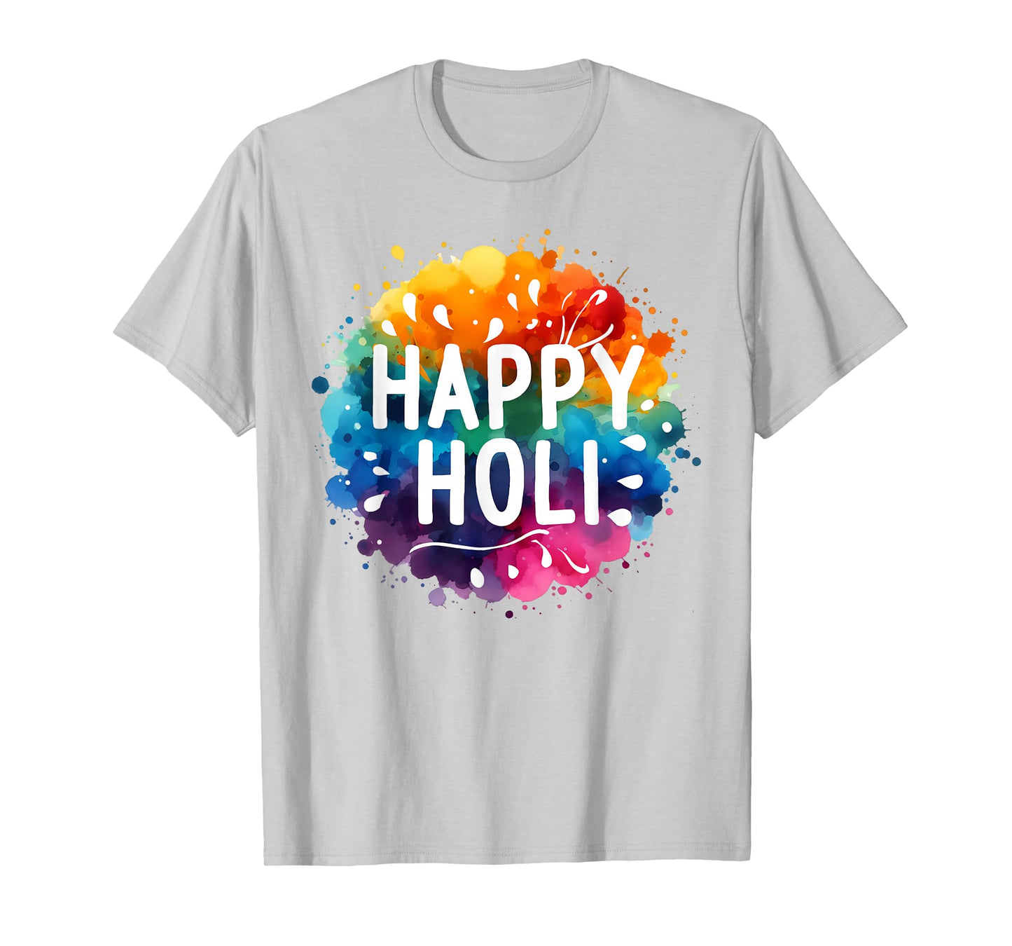Happy Holi 2026 for Women Men Kids Color India Hindu Gifts T-Shirt