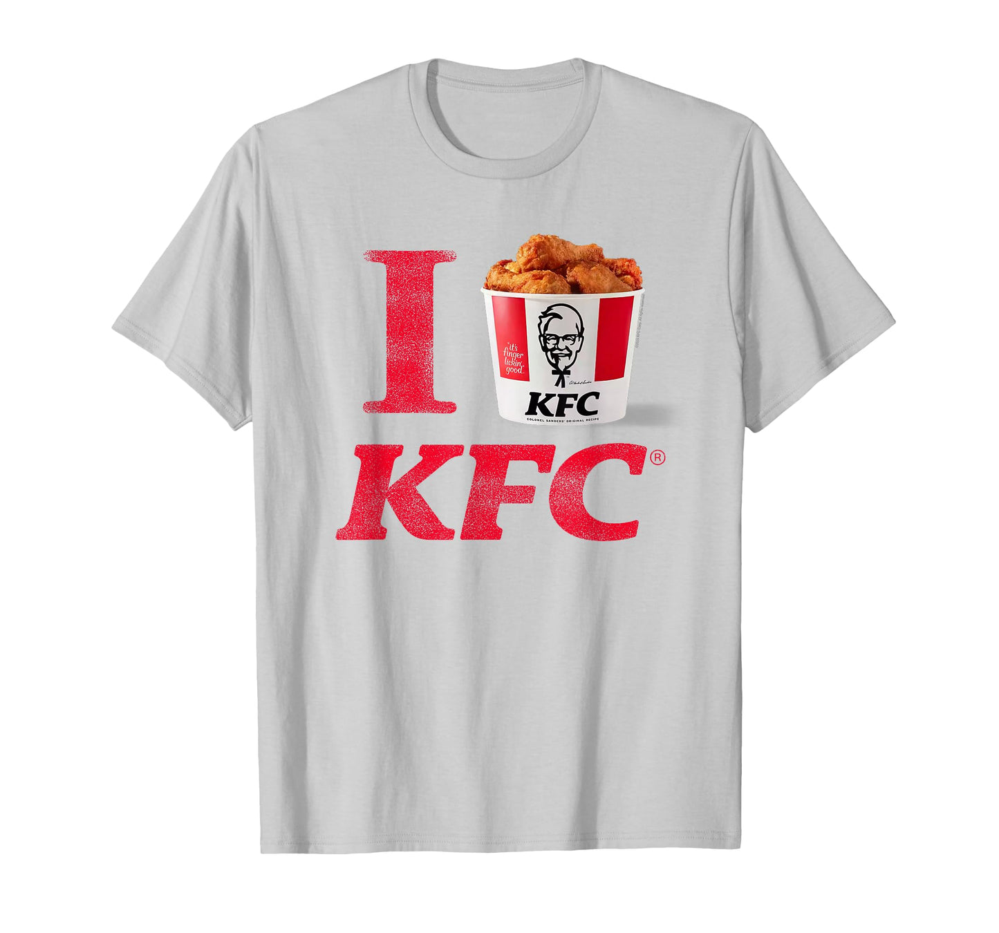 KFC I Heart KFC Bucket of Fried Chicken Retro Food T-Shirt