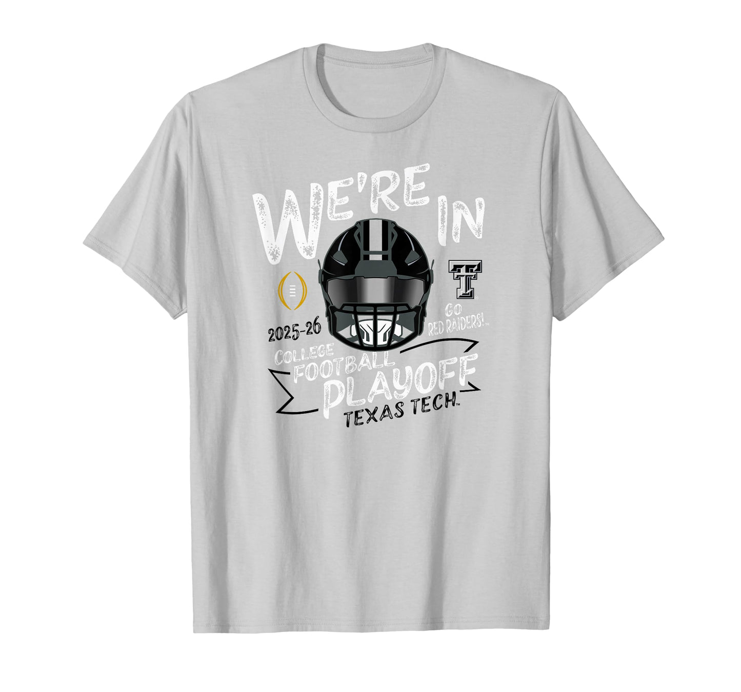 Texas Tech Red Raiders College Football Playoff 2025-26 Red T-Shirt