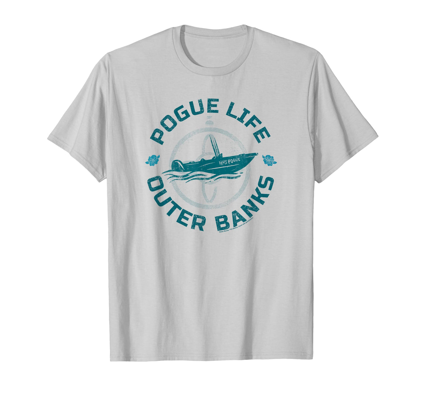 Outer Banks Pogue Life Circle Boat T-Shirt