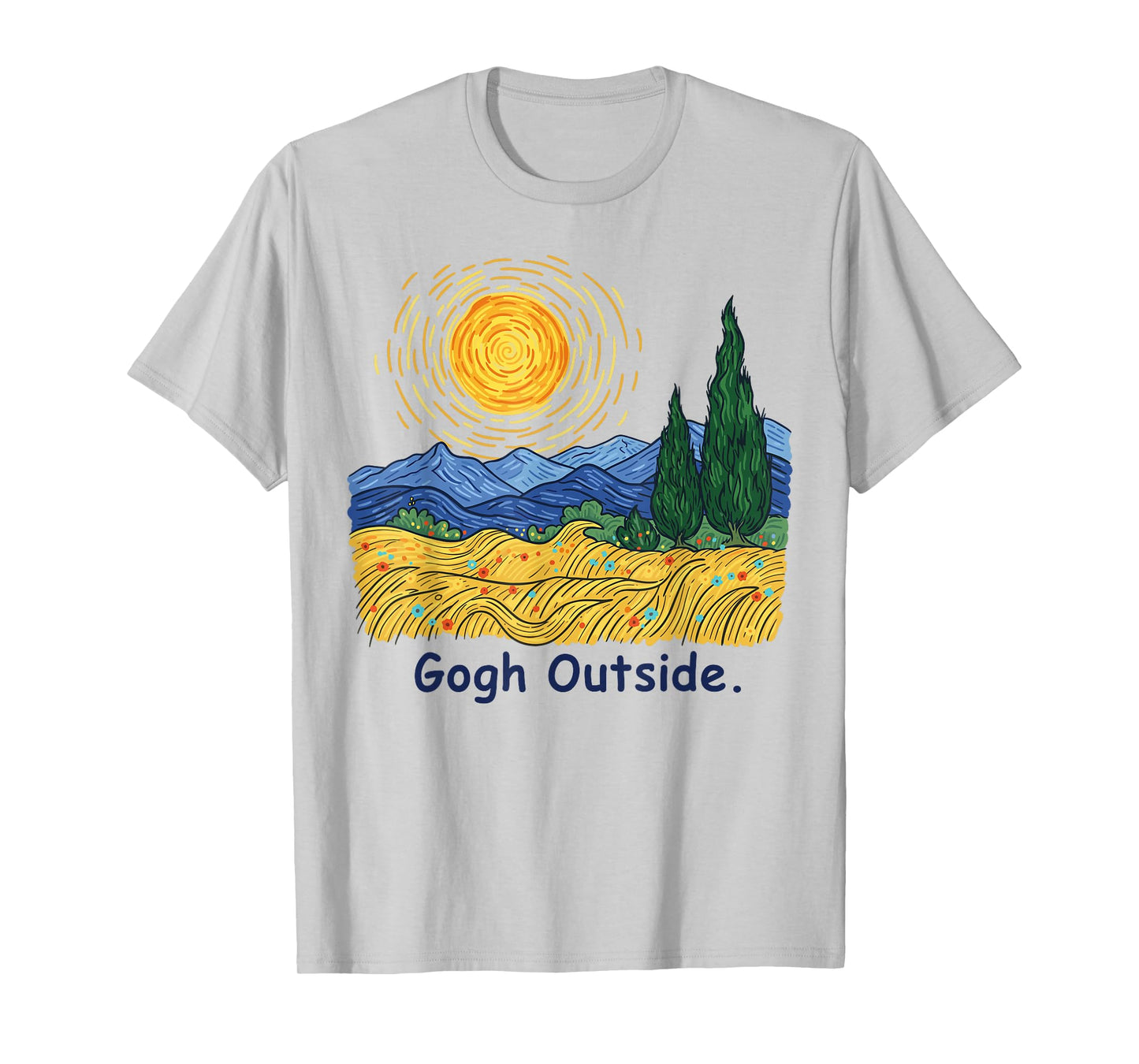 Starry Outside Night Nature Inspirational Men Women Teens T-Shirt