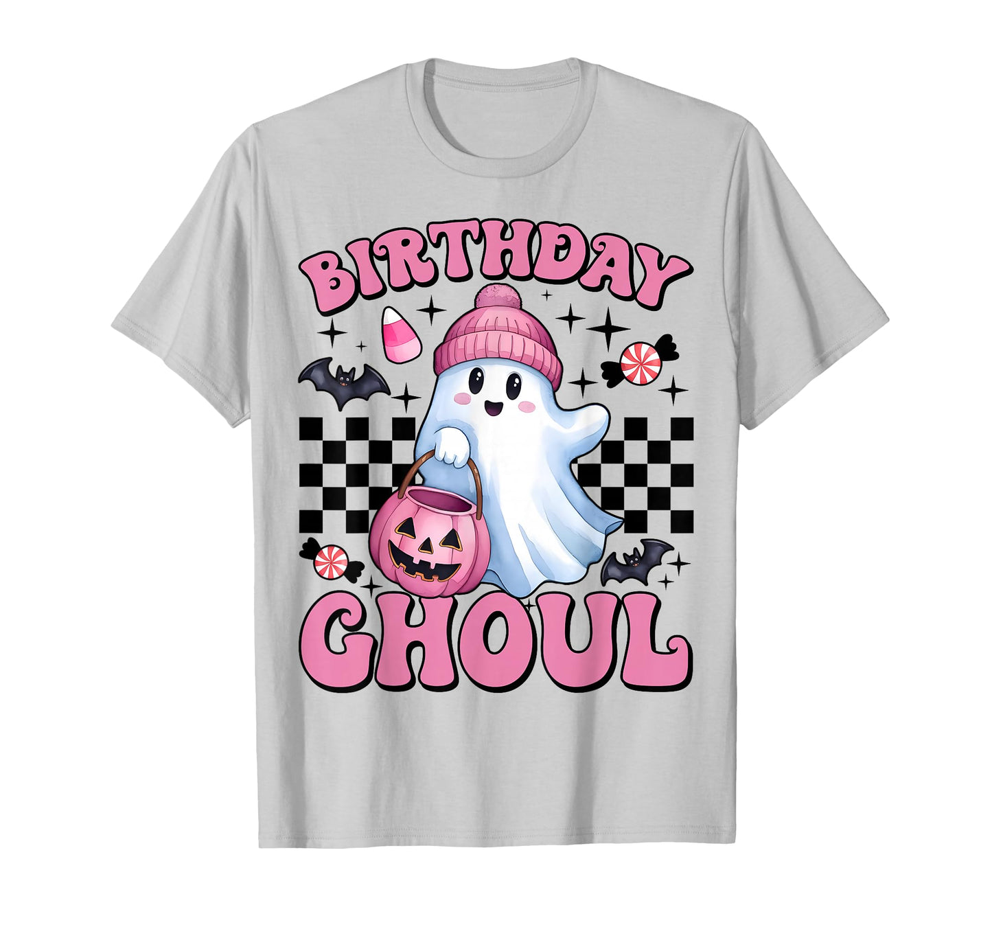 Birthday Ghoul Halloween Bday Party Anniversary Toddler Girl T-Shirt