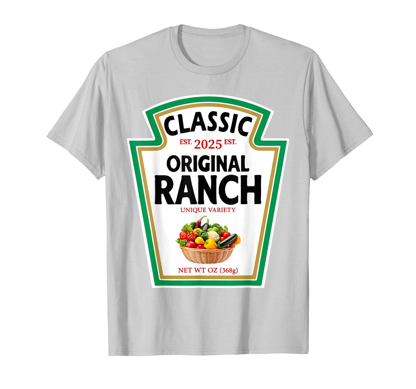 Ranch Sauce Green Salad Dressing Condiment DIY Halloween T-Shirt