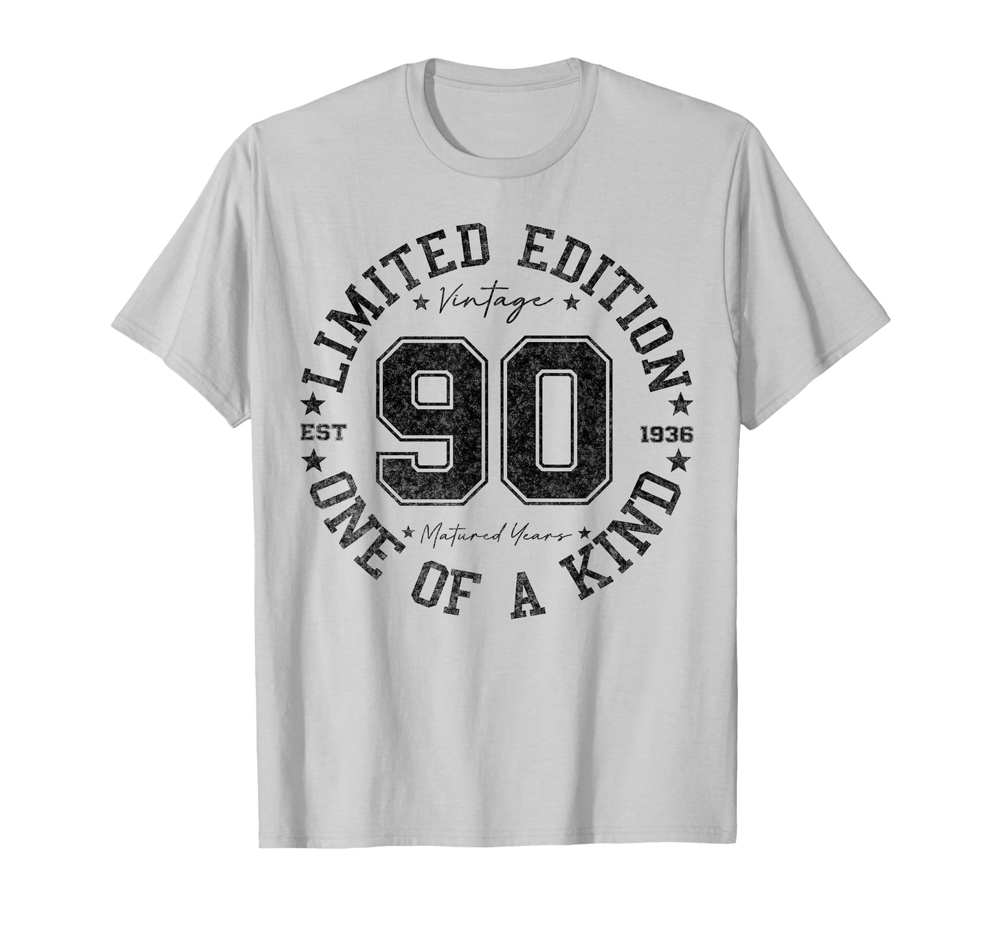 90 Year Old Gifts Vintage 1936 Limited Edition 90th Birthday T-Shirt