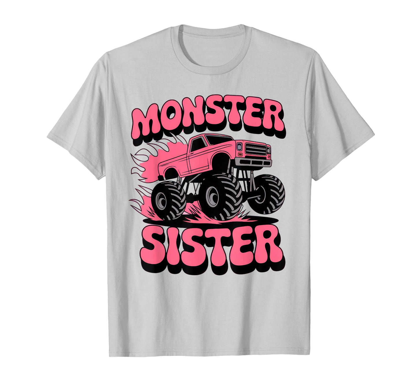 Monster Truck Sister Monster Truck Are My Jam Truck Lovers T-Shirt
