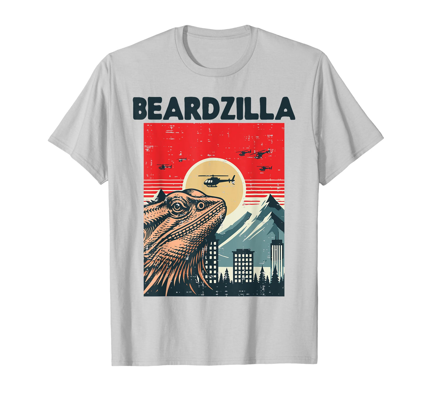 Bearded Dragon Monster Beardzilla Beardie Men Women Kids T-Shirt