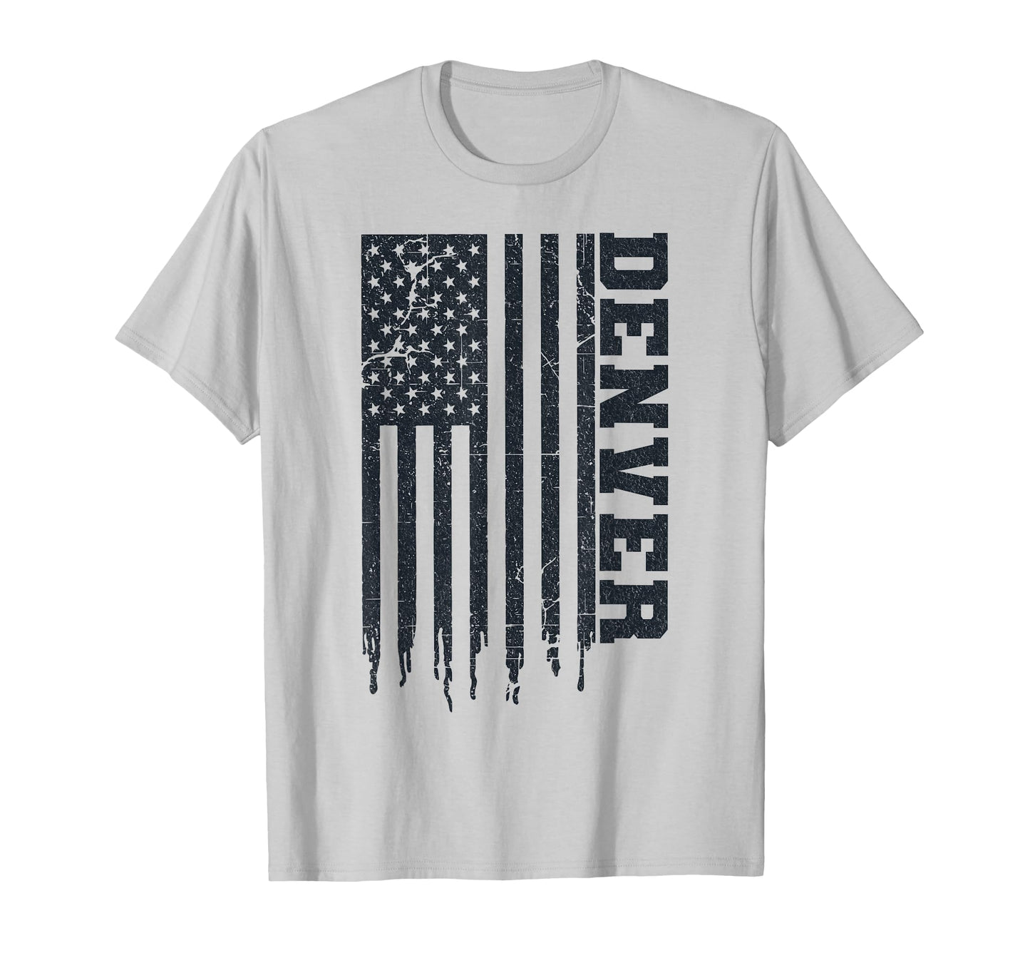 Patriotic Denver Home Pride USA Flag Iconic Denver T-Shirt