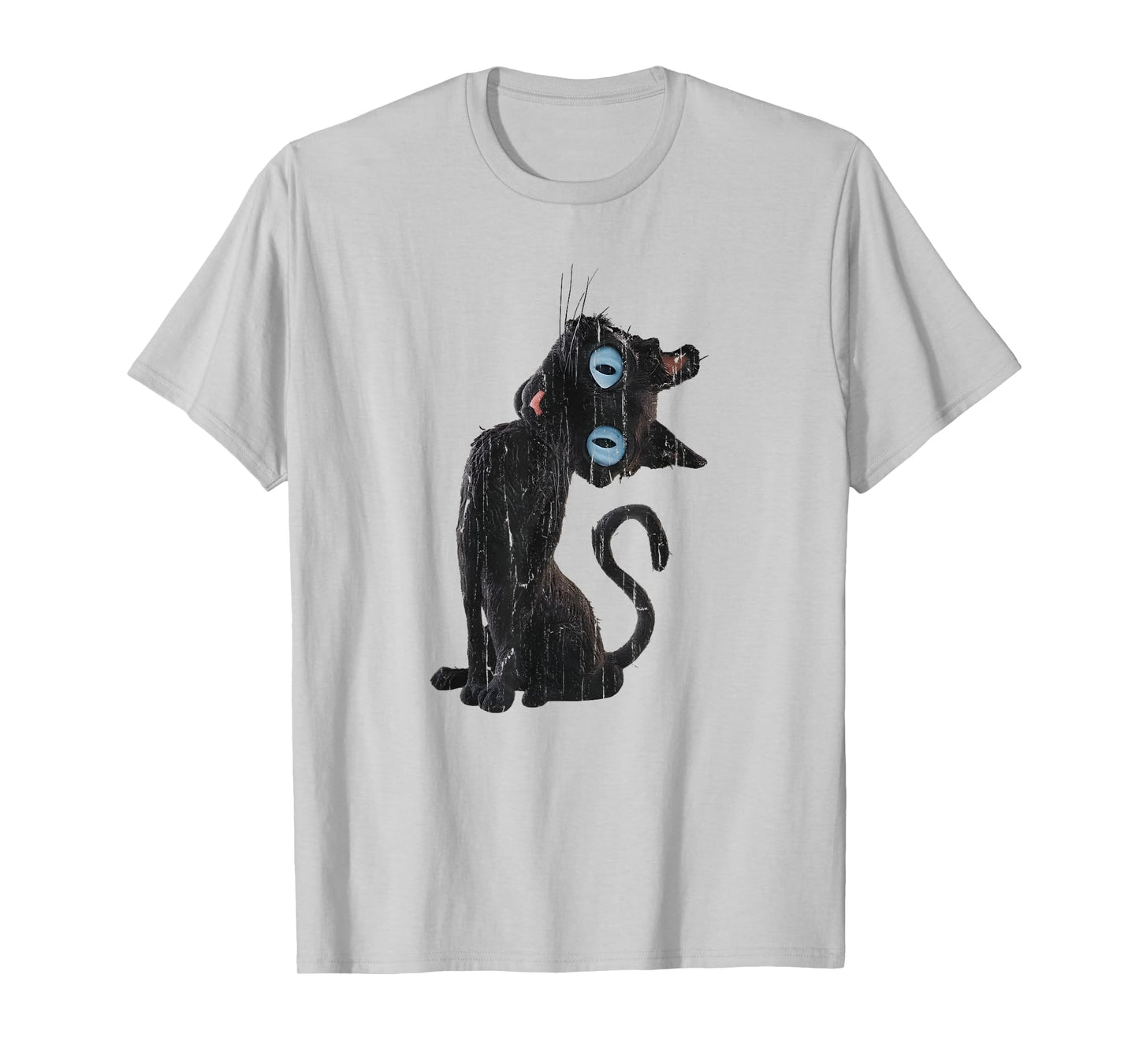 Coraline Cat, Creepy Cat, Cute Cat Meme T-Shirt
