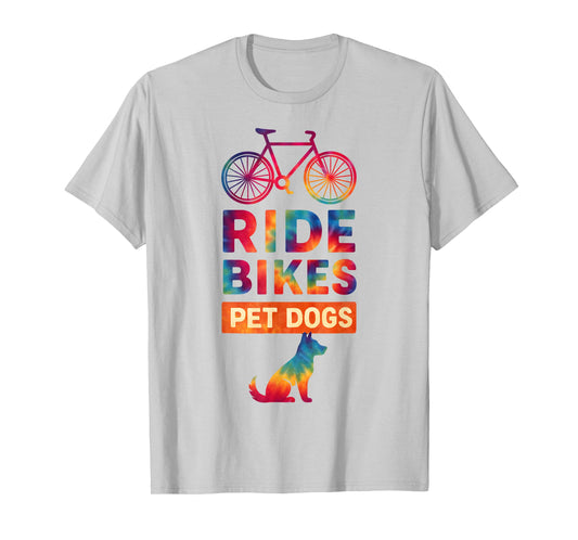Ride Bikes Pet Dogs Bicycle Cycling Biking Dog Lover T-Shirt