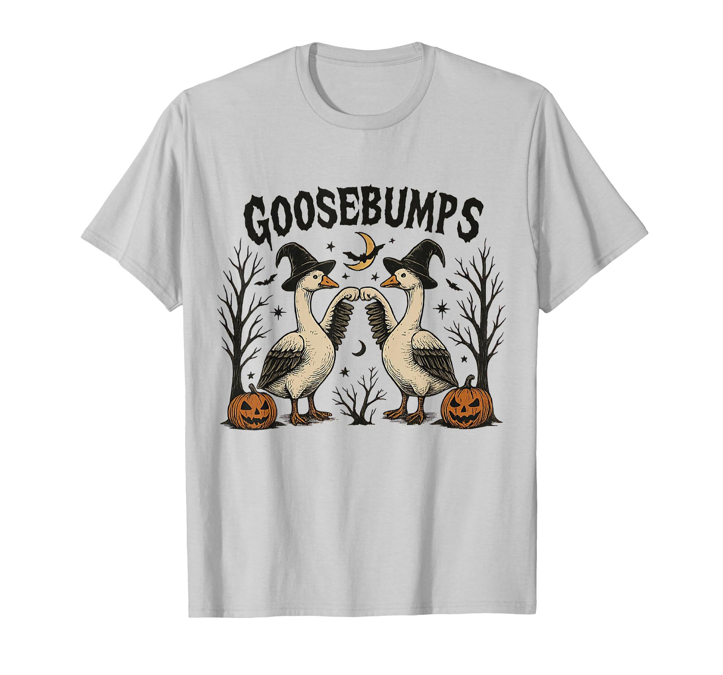 Goose Bumps Goosebumps Funny Goose Fist Bump Halloween T-Shirt