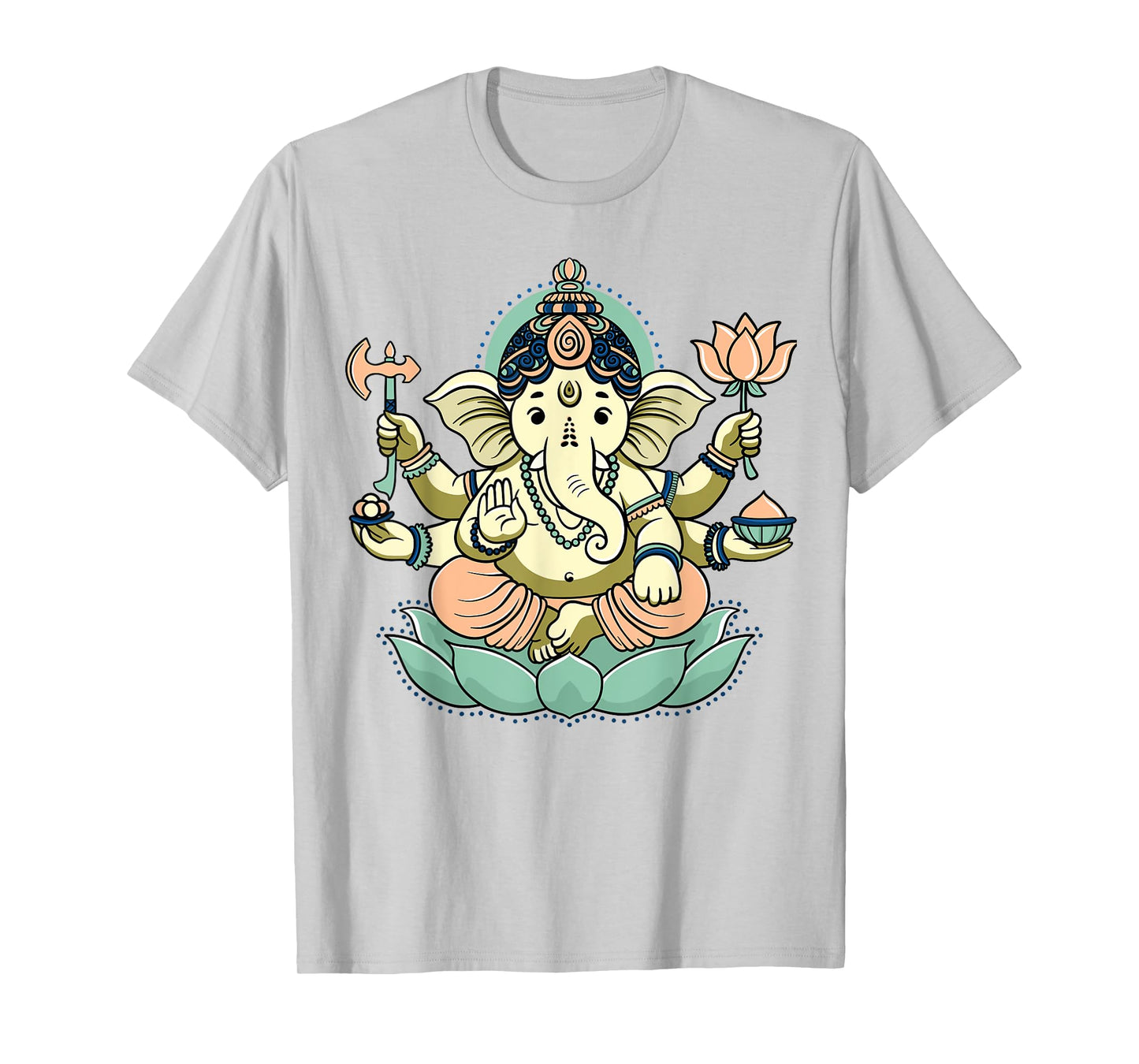 Ganesha Lotus Meditation – Spiritual Hindu Deity Design T-Shirt