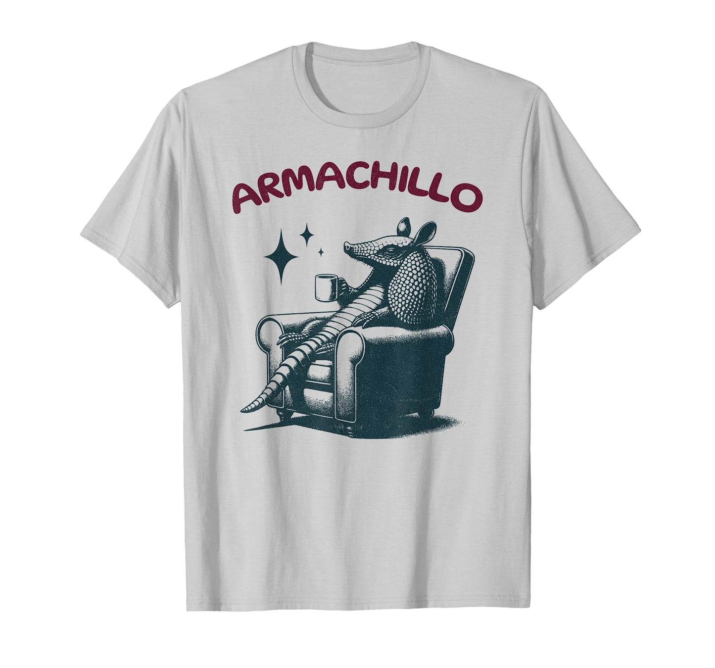 Armachillo - Funny Chilling Armchair Armadillo T-Shirt