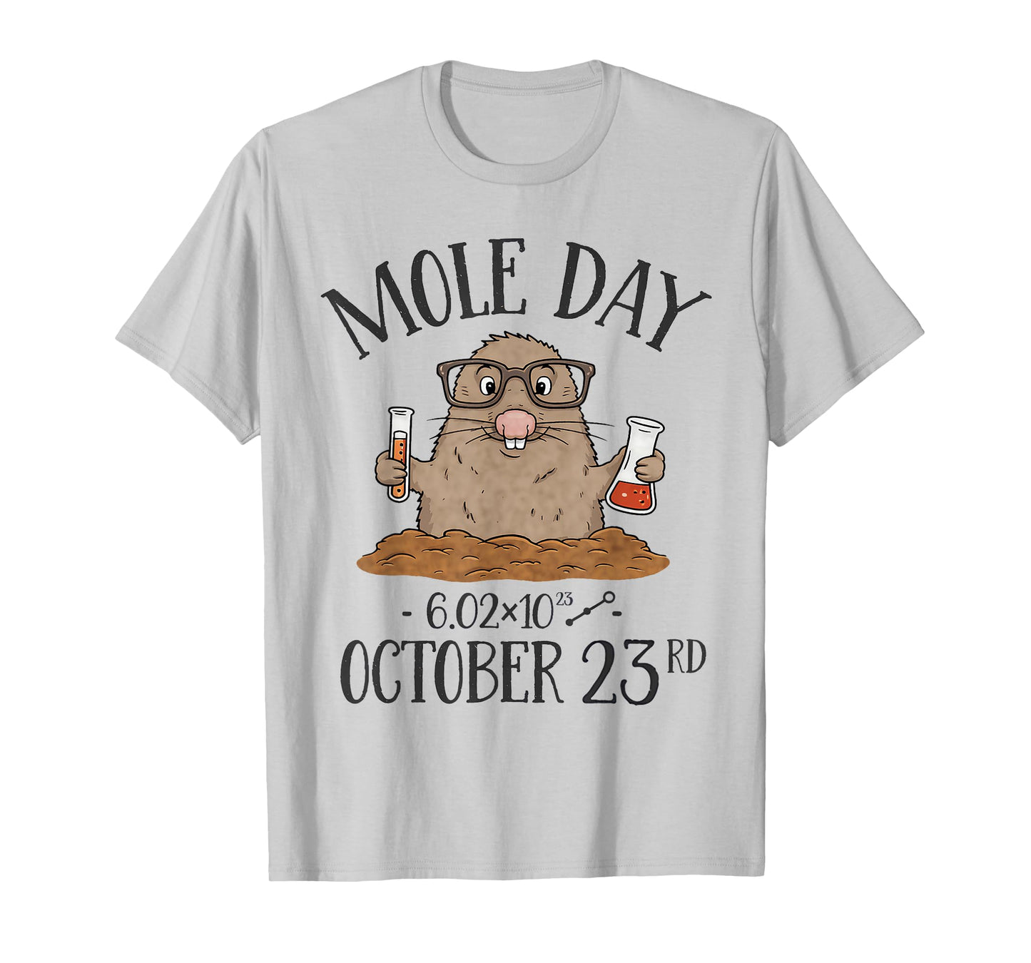 Mole Day Avogadro's Number October 23rd T-Shirt